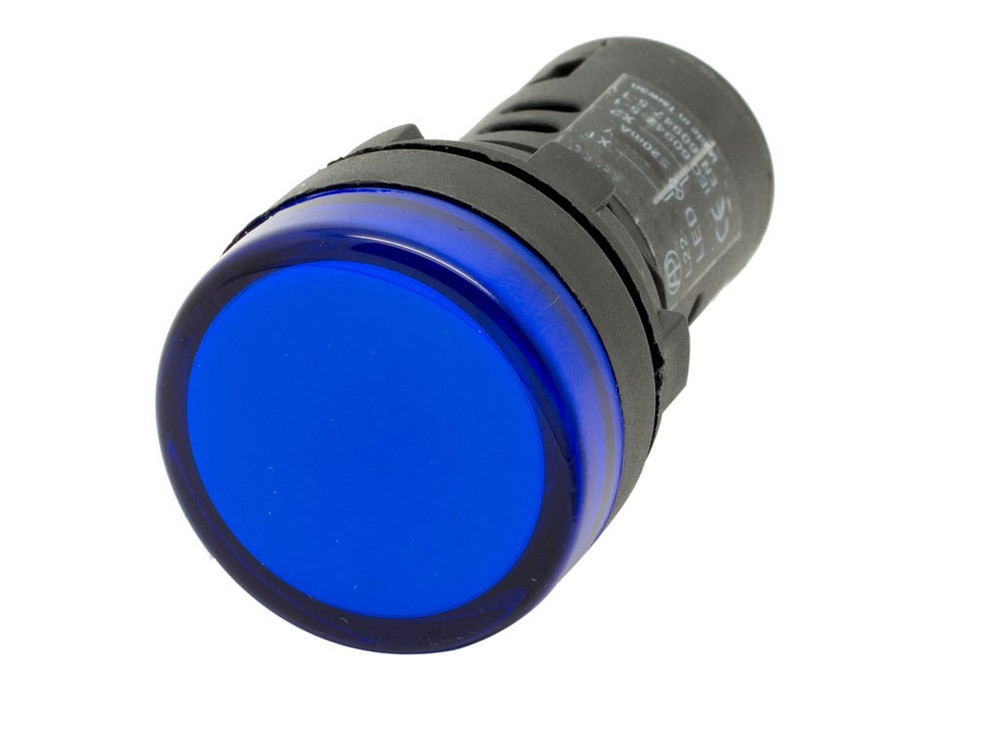 L22 ATI Blue LED Pilot Panel Indicator Light 22mm 12V DC