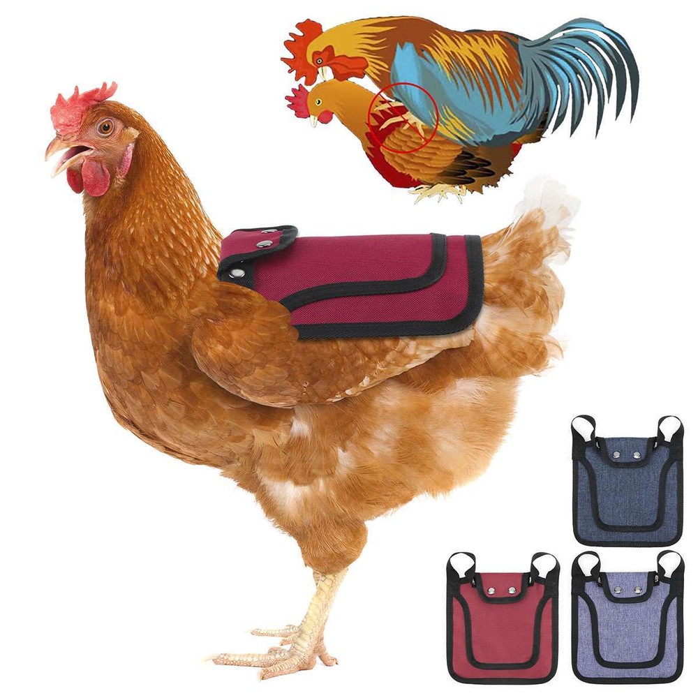 Chicken Protection Back Wing Protector Hen Chicken Saddle Back Apron Jacket Coat