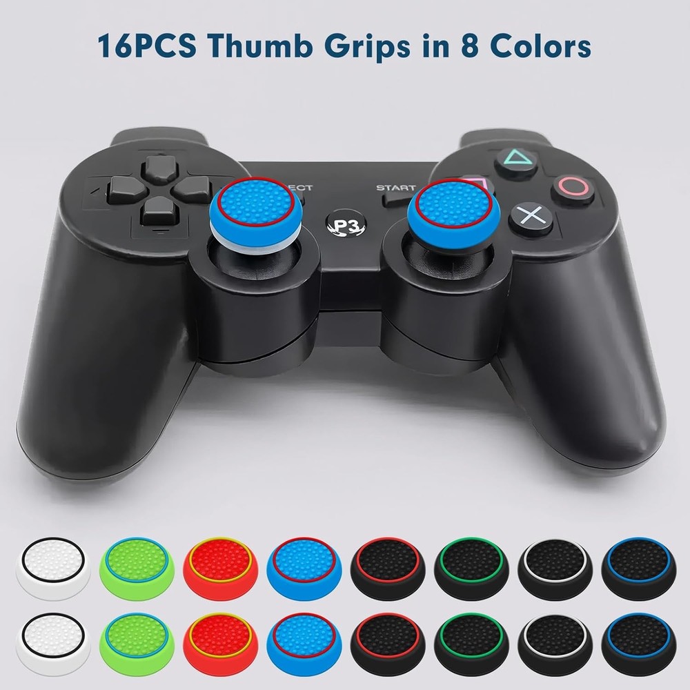 Thumb Grips for Game Controller Silicone Joystick Caps