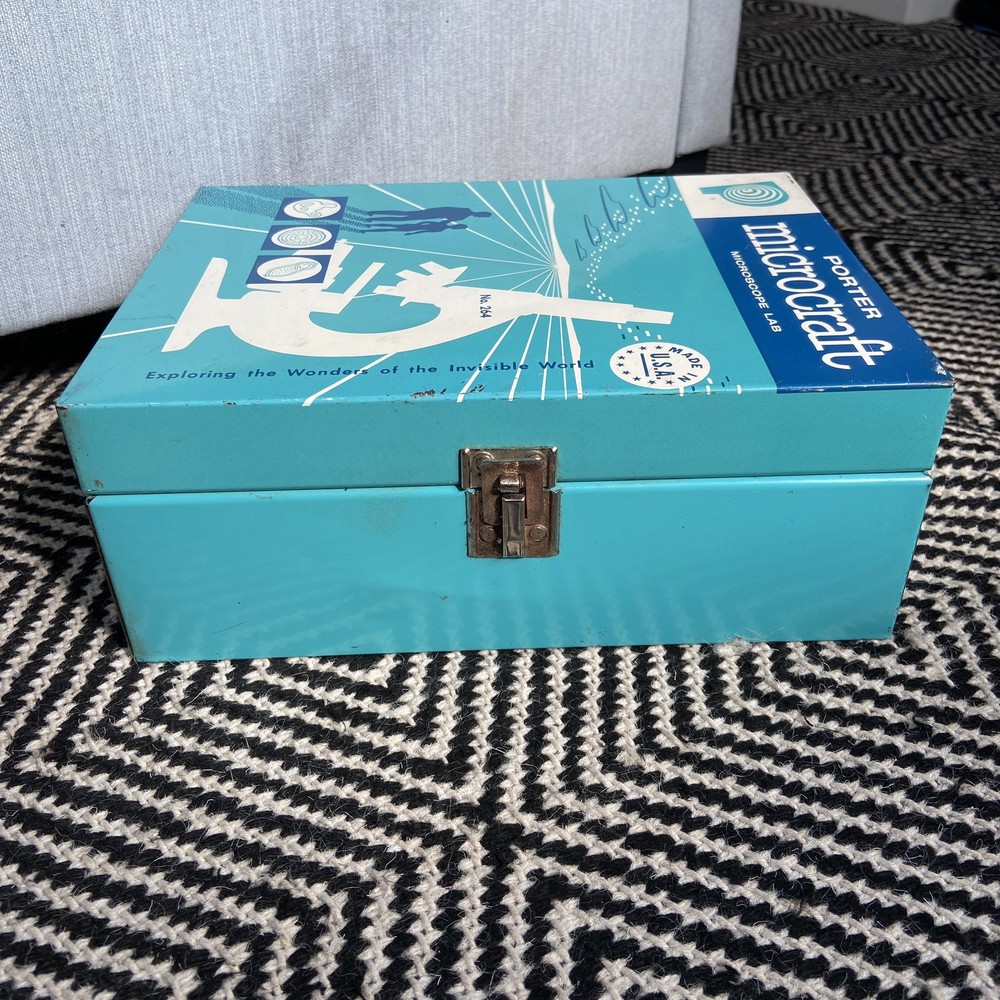 Vintage 1960 Lionel Porter Microcraft Microscope Lab W/ Extras - TESTED