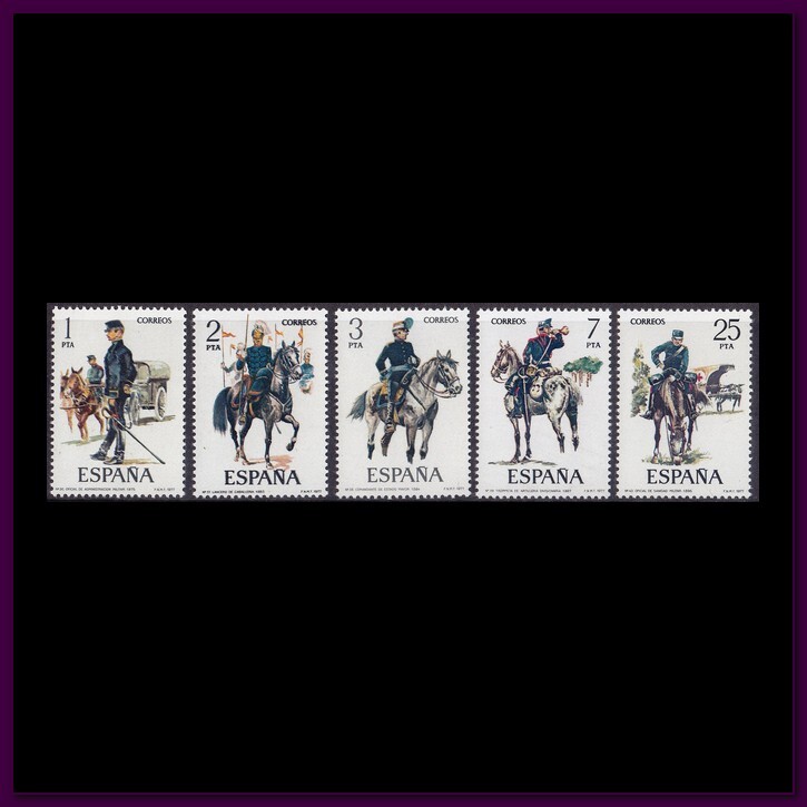 Spain - 1977 (2423-2427) Mint never Hinged - Military