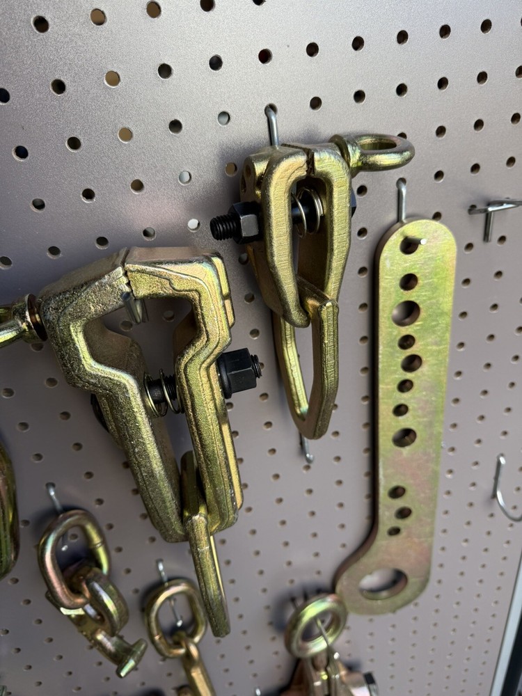 10pcs Auto Body Frame Repair Pulling Clamp Self Tightening Puller J Hooks Set