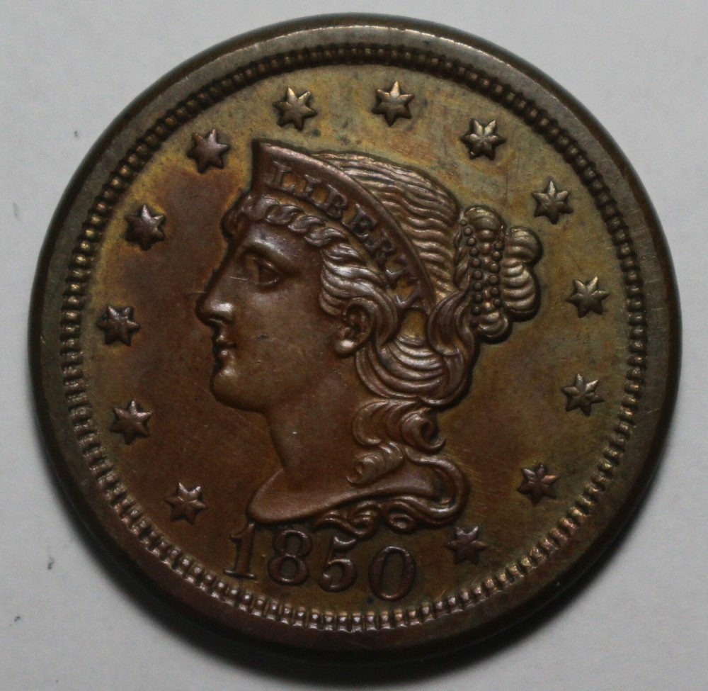 1850 Large Cent ZC558