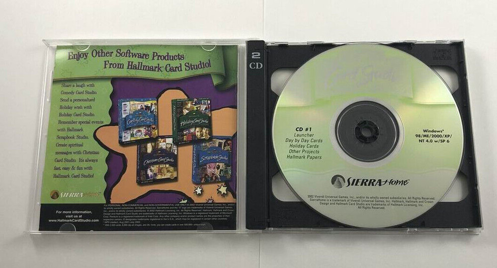 HALLMARK Card Studio 2003 : CD-ROM PC WIN 98/ME/2000/XP