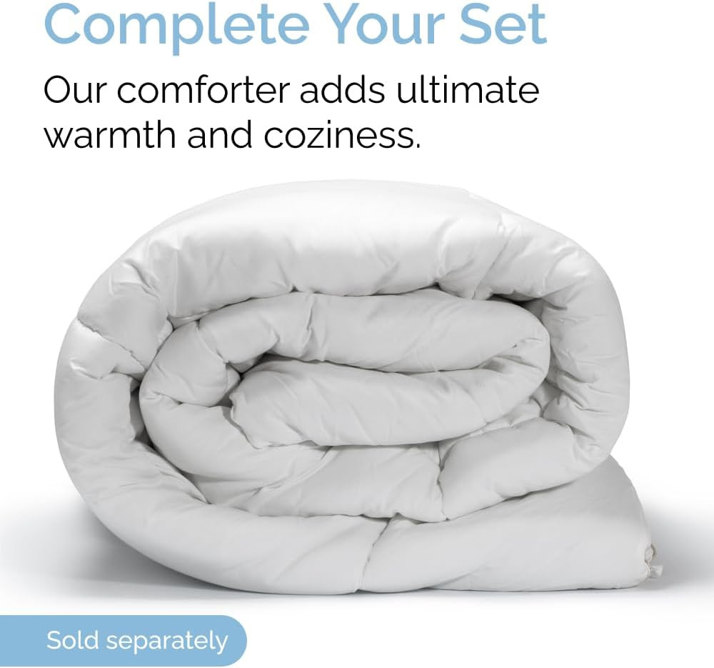 Queen Size 4 Piece Sheet Set - Comfy Breathable & Cooling Sheets - Hotel Luxury