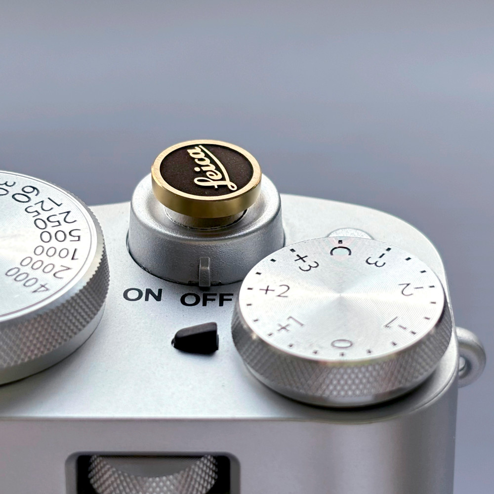 Leica Camera soft release button - brass strew shutter button universal fit