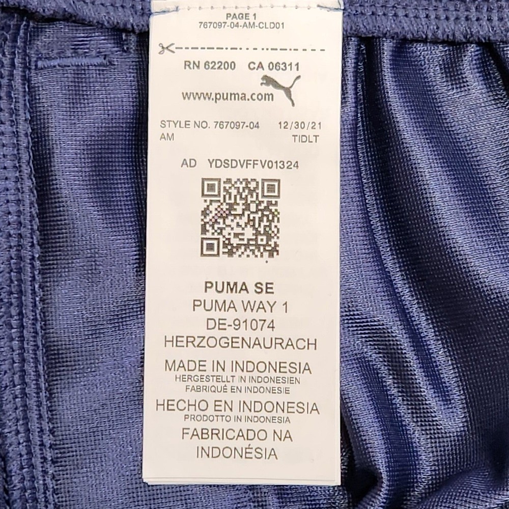 Puma Italy Men's Training Short Navy Blue