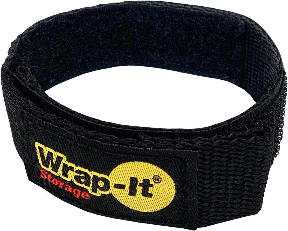 Quick-Straps by Wrap-It Storage – 12” (12-Pack) Black - 12" (12 Pack),