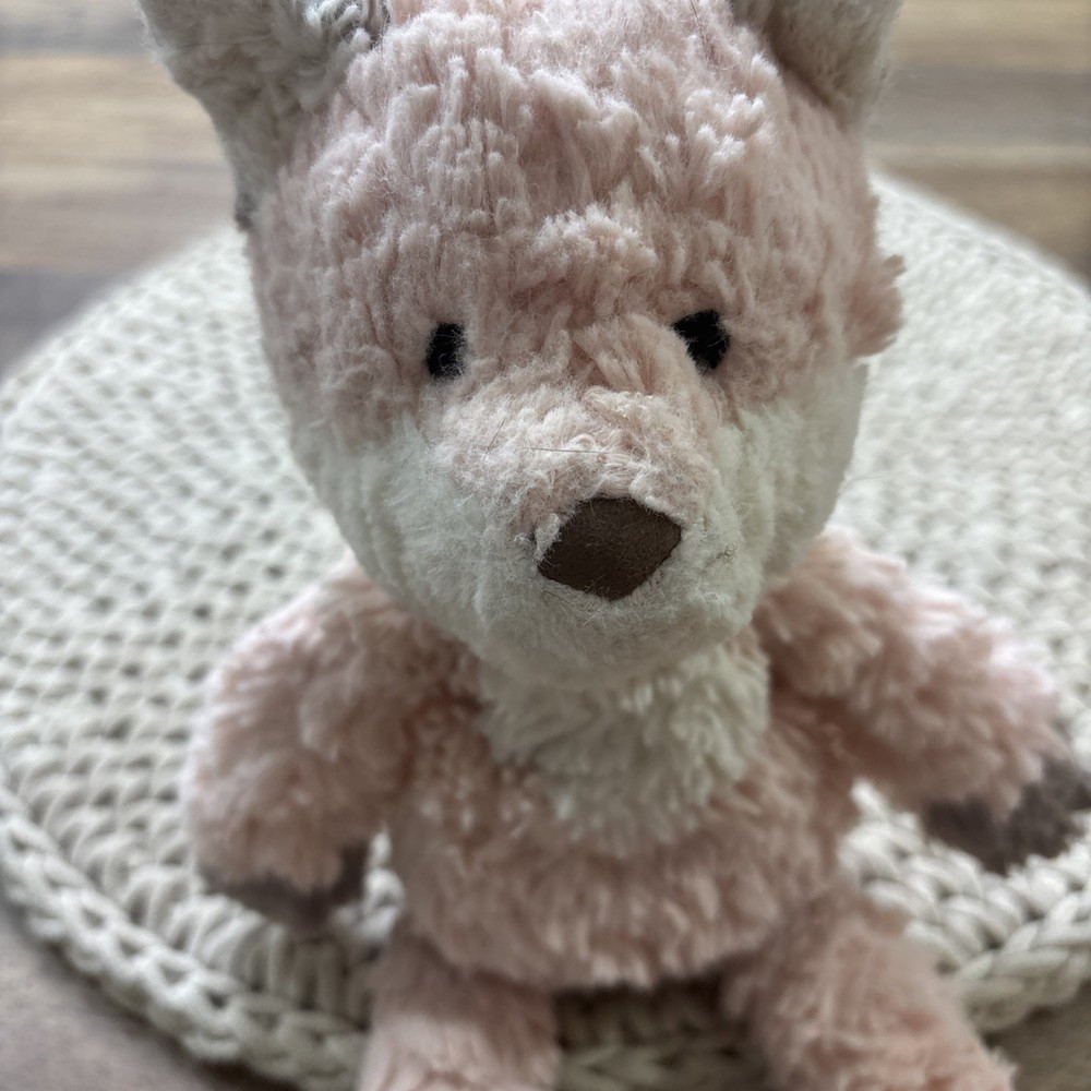 Mary Meyer Pink Fox Plush Stuffed Animal 11”