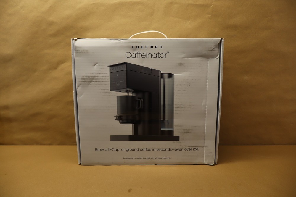 Chefman Caffeinator Single-Serve Coffee Maker, 48 oz. Reservoir - Midnight