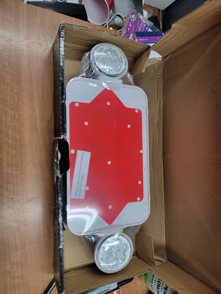 Hubbell Lighting CE Series LED Emergency Exit Light New Open Box