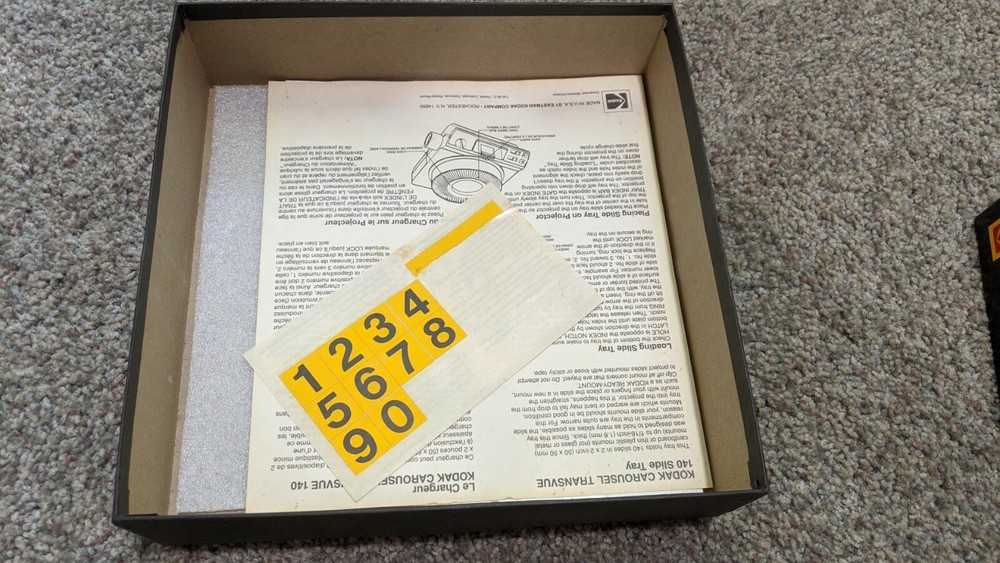 Kodak Carousel Tranvue 140 Slide tray