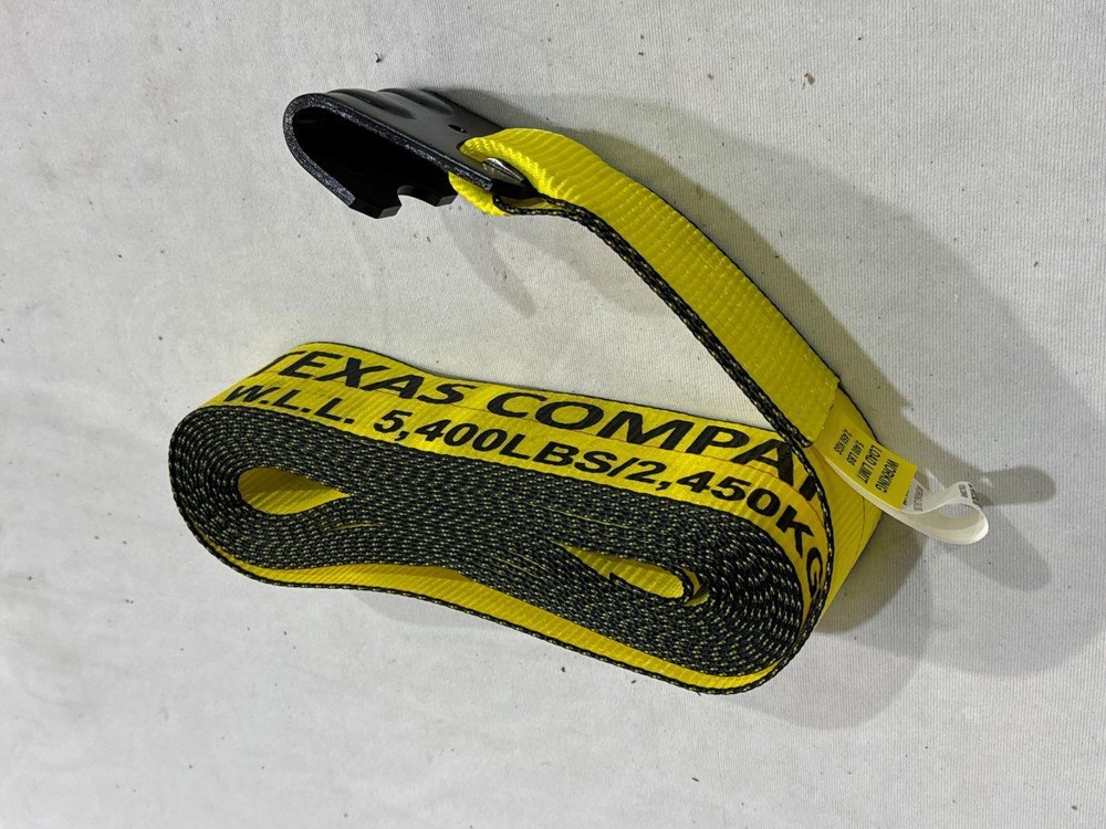 3”X30’ Ratchet Strap with Flat Hook 2 Pack