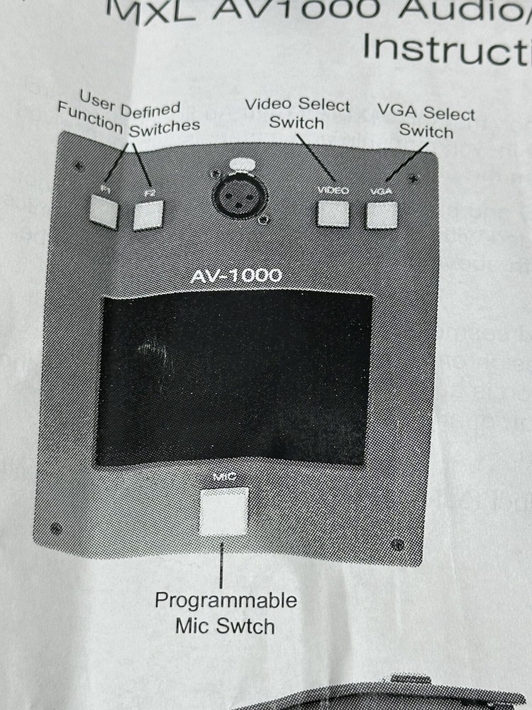 Marshall Electronics AV1000 Video Control Center