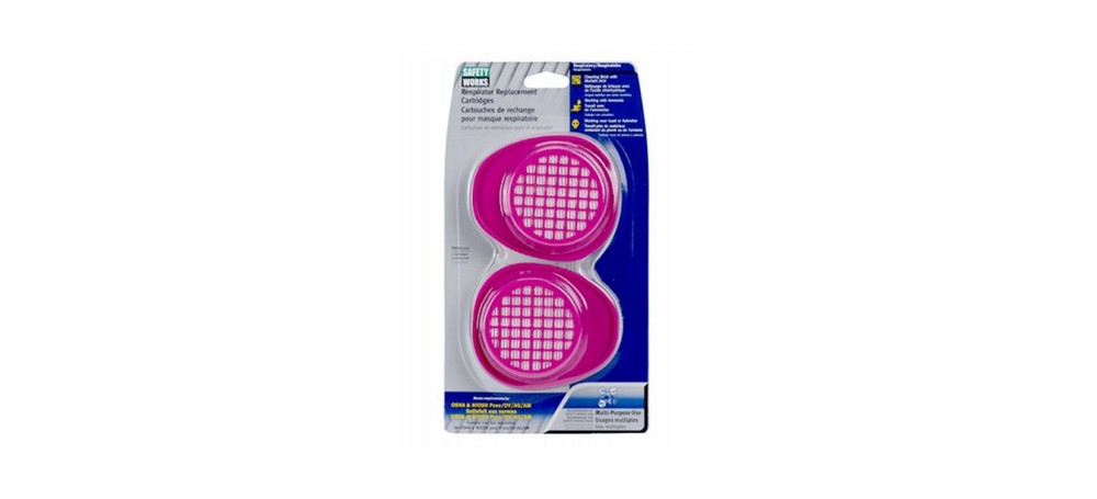 Multi-Purpose Replacement Cartridge, P100 Filter Pair Magenta