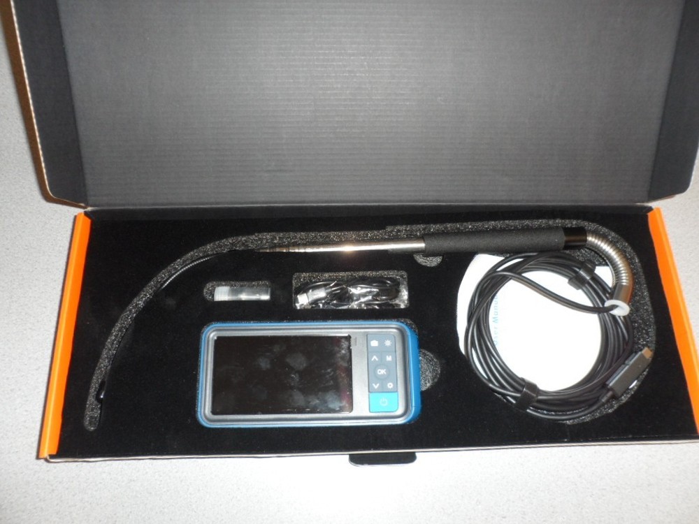 Teslong Telescopic Endoscope Borescope Inspection Camera 5FT Telescoping Pole