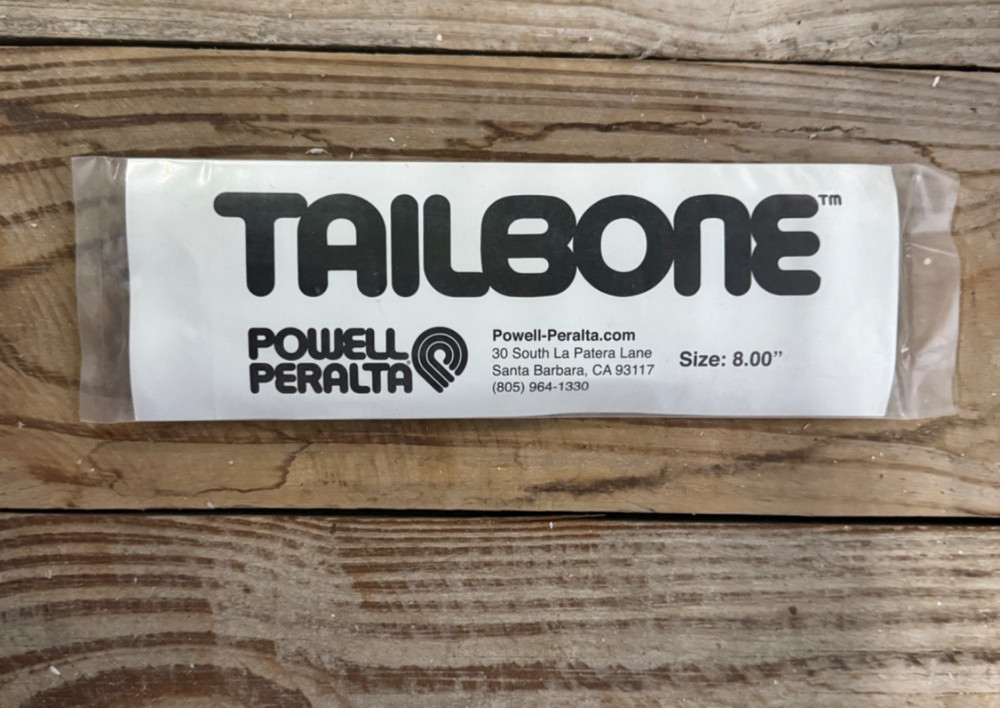 Powell Peralta TAIL BONE 8" REISSUE Skateboard Guard White