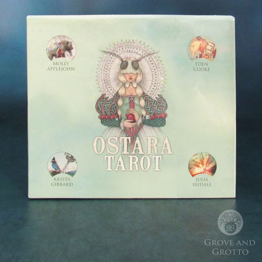 Ostara Tarot Deck NEW Boxed Set w/ 78 Silver-Edged Cards and Guidebook