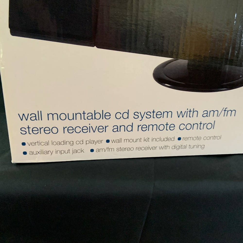 Jensen Wall Mountable CD System JMC-180B AM/FM Stereo with Remote Control