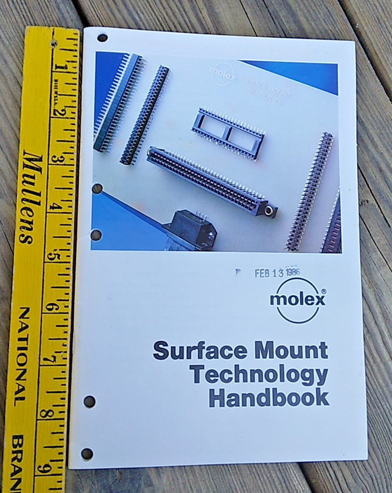 1986 Molex Surface Mount Technology Handbook – 25 Pages – Vintage SMT Reference