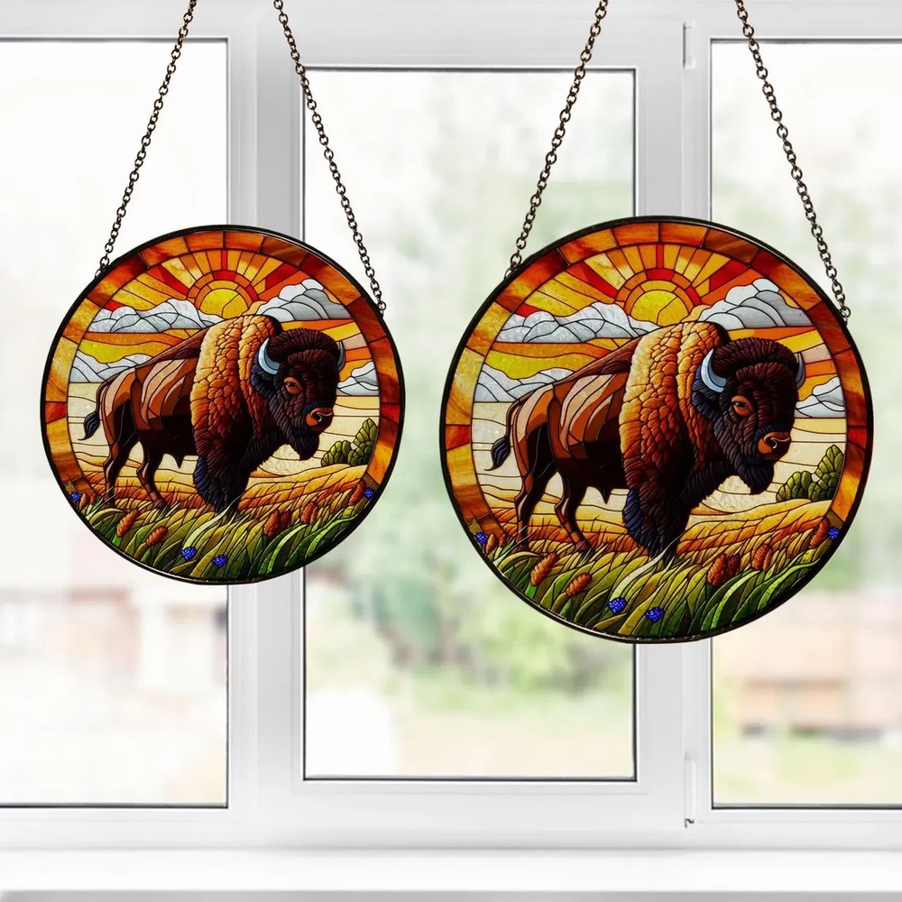 Personalized Boison Stained Glass Suncatcher, Decor Gift