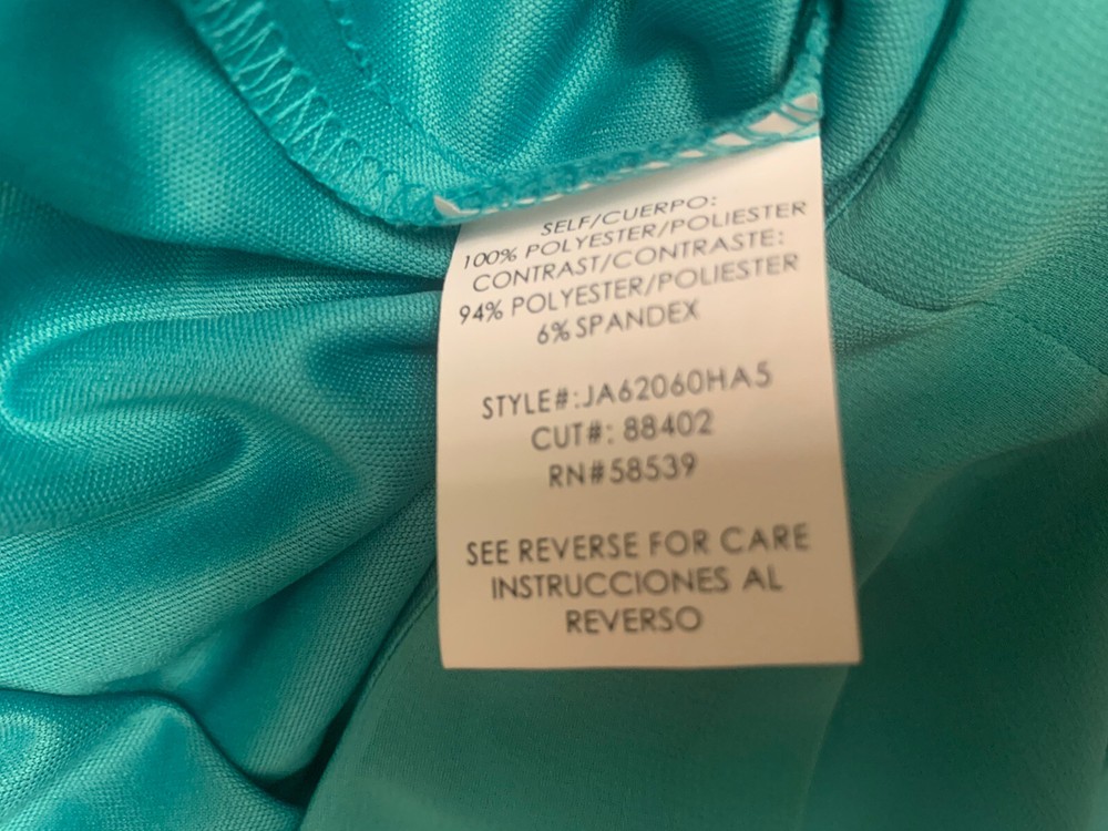 Speechless Juniors Size Medium Teal Polka Dot Dress