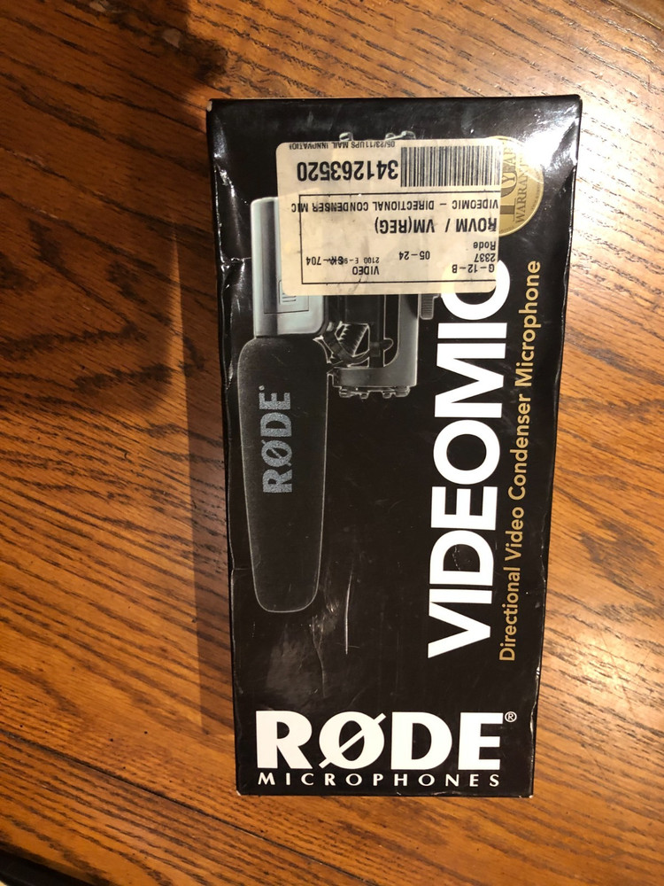 Rode videomic directional video condenser microphone