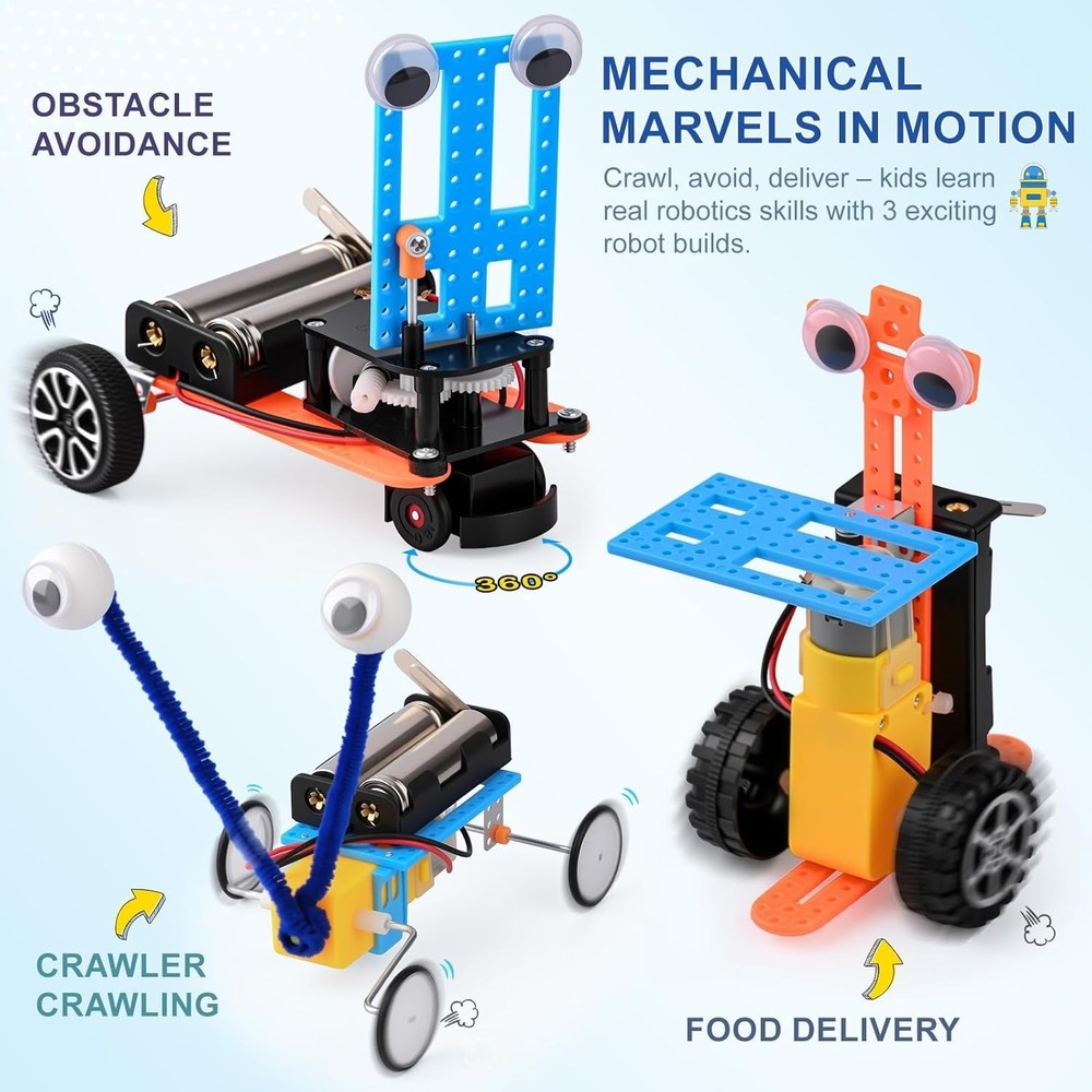 DIY STEM Kits for Kids,Robot Building Science Kits Engineering Projects