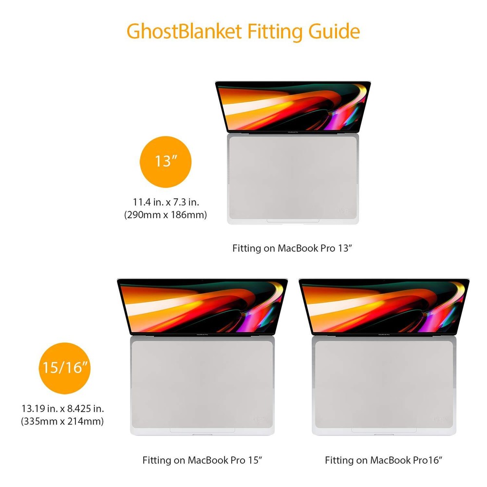 Ghostblanket Screen Keyboard Imprint Protection Microfiber Liner And Cleaning Cl