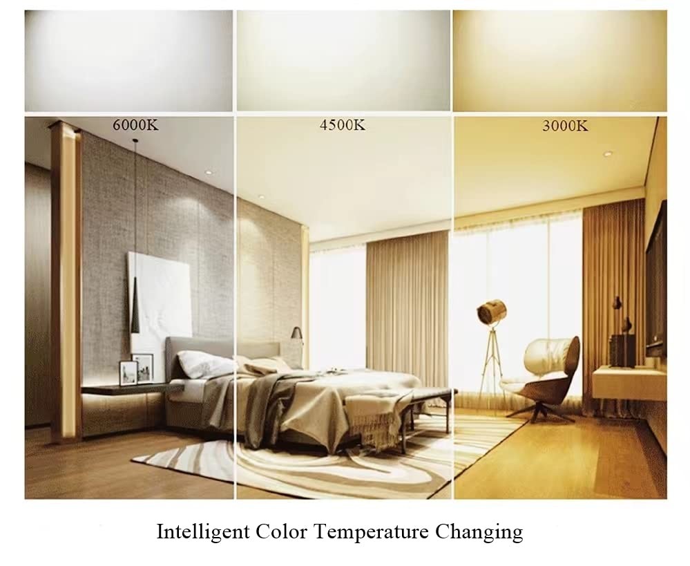 22W 6.3'' LED Retrofit Light Kit for Ceiling Fan Light Replacement Panel PCB Col