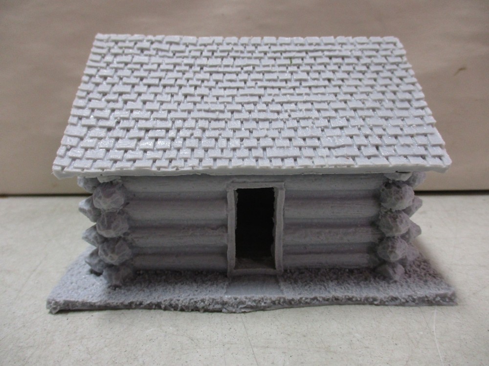 Resin Log Cabin for Wargaming A