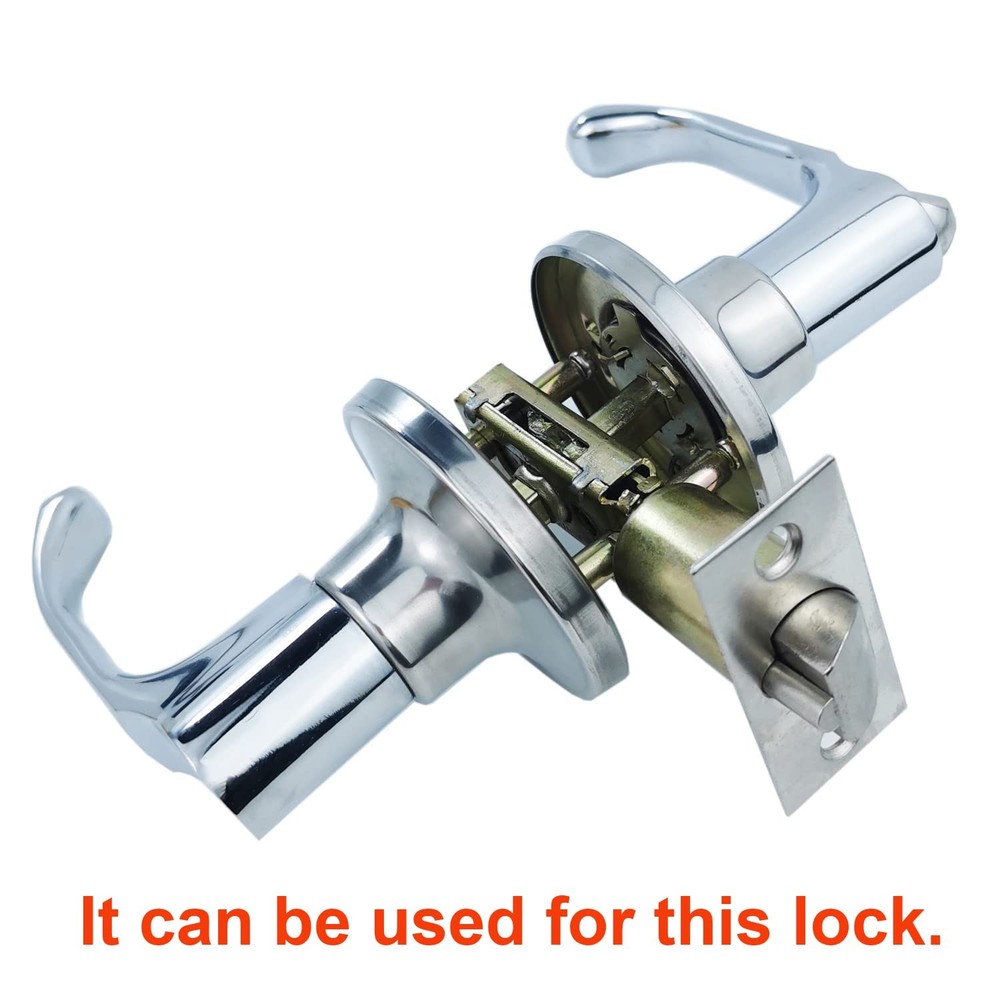 Qrity Mortice Latch, Adjustable Size 60/70mm, for Flat Silver, Gold