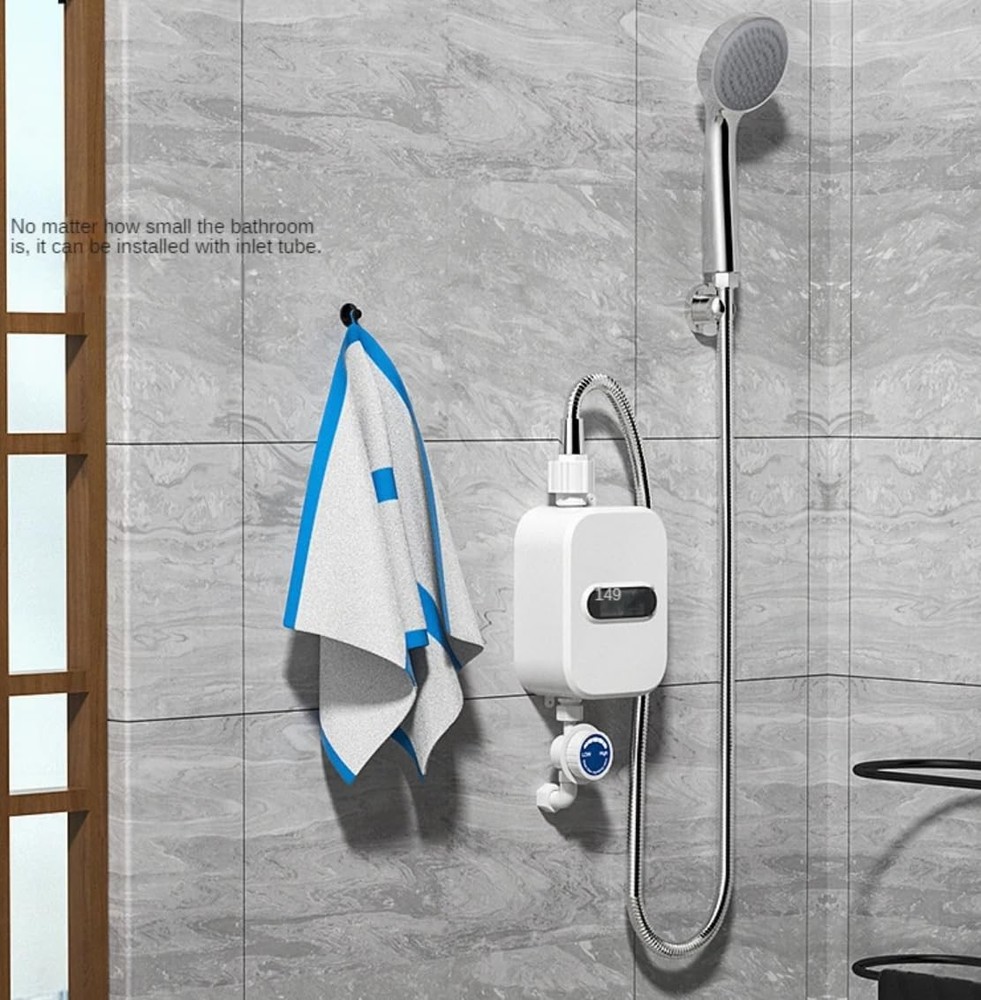 Tankless Water Heater Mini Instant Hot Water Heater Portable Outdoor Camping ...