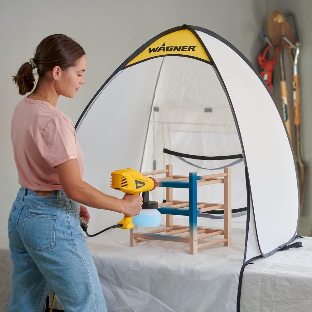 Quick Set-Up Spray Paint Tent for Hobby Projects, Lightweight and Effective