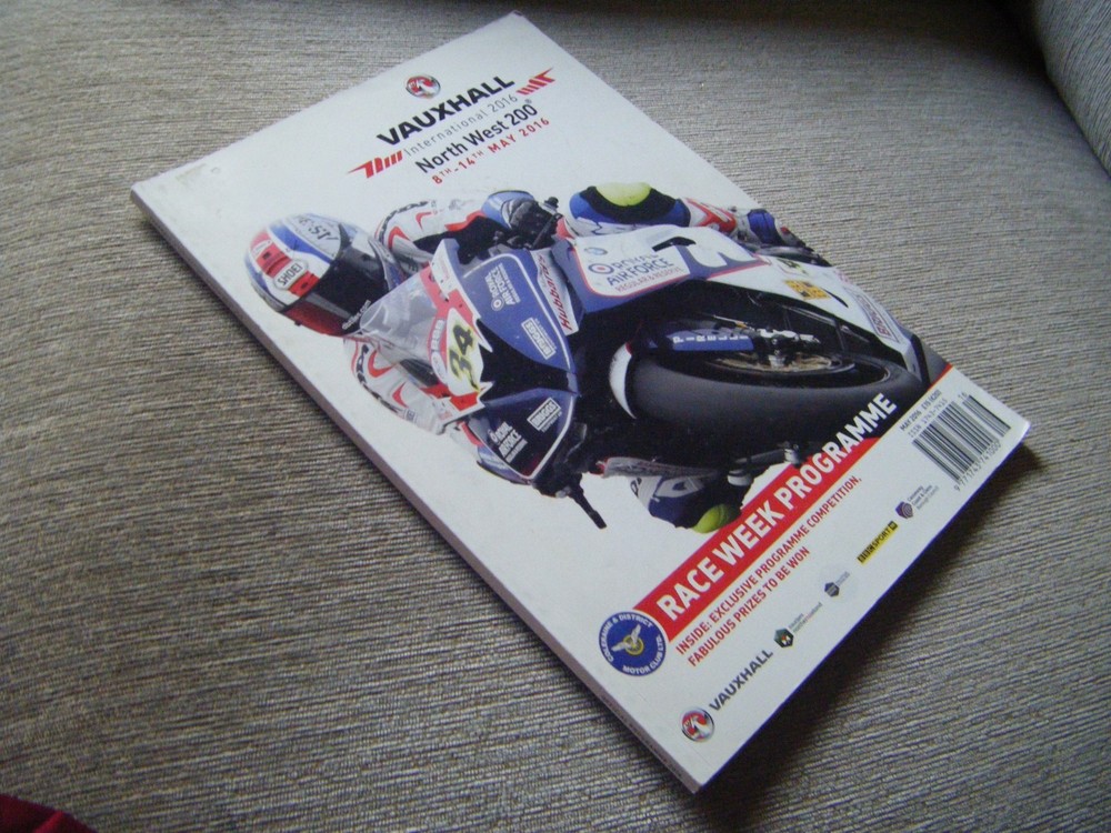 Vauxhall International North West 200 Programme   May 2016