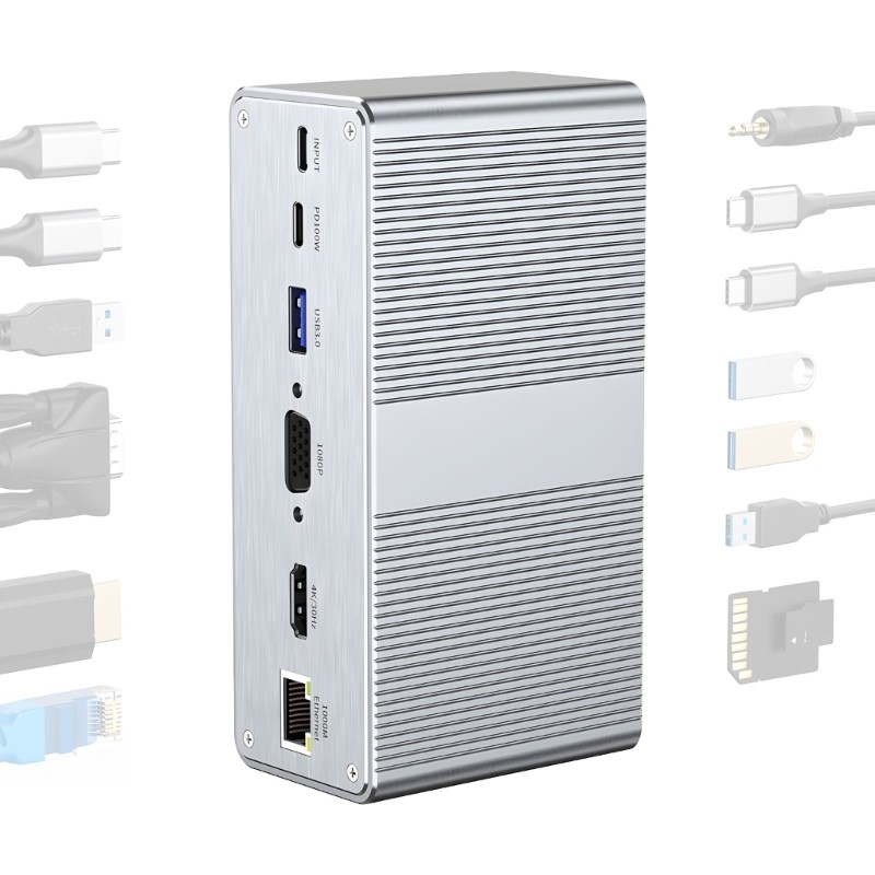 Efficient Transfer 13 In 1 Desktop Device With Strong Delivery Physical net And