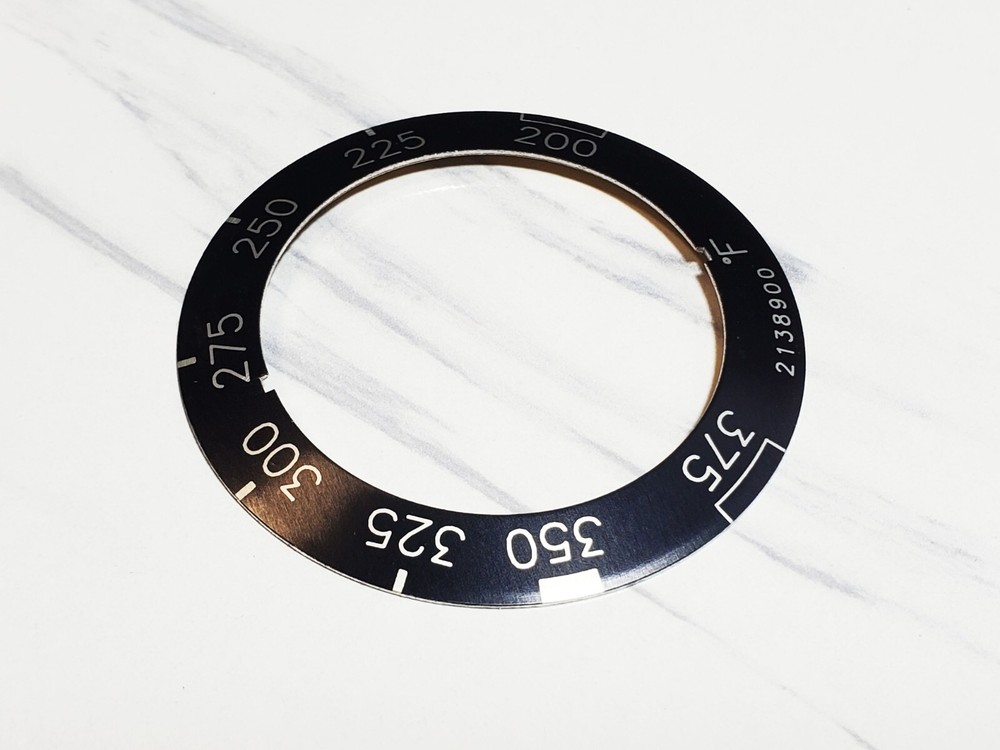 2138900 Garland Dial Insert 200-375F Black Genuine OEM