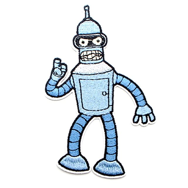 Futurama "Bender" Embroidered Patch - New 