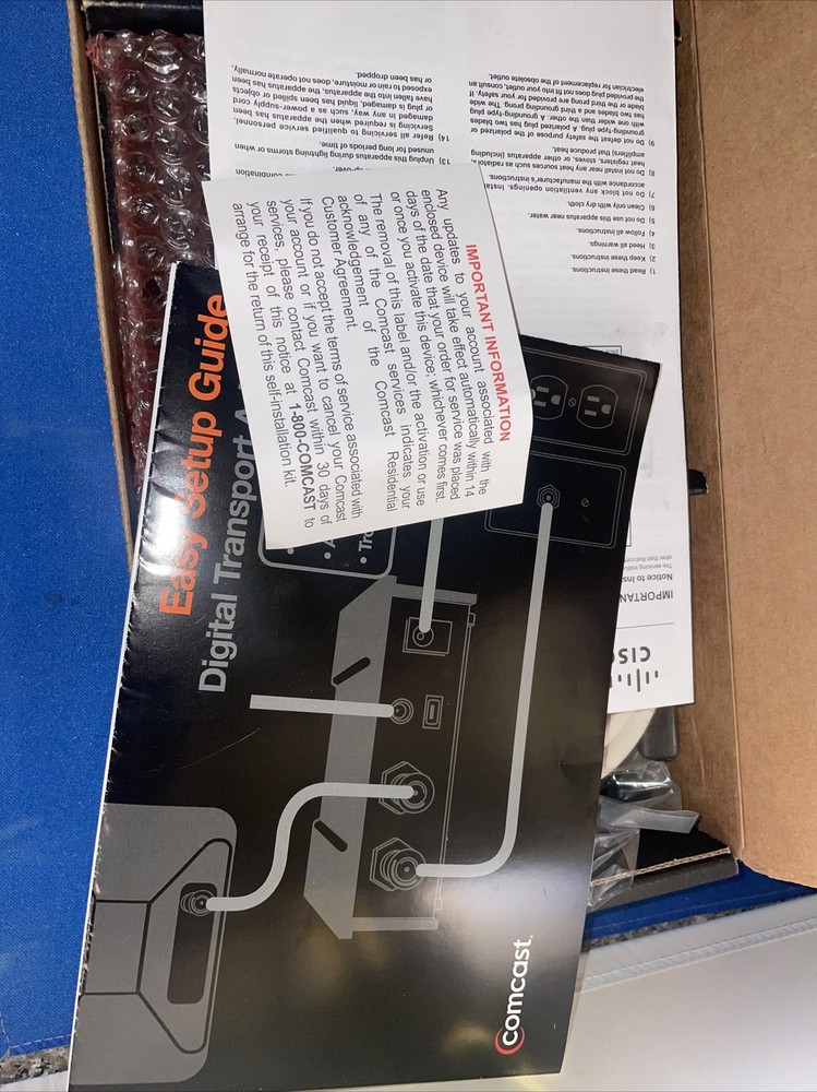 Xfinity Comcast Digital Transport Adapter Kit NEW *OPEN BOX*