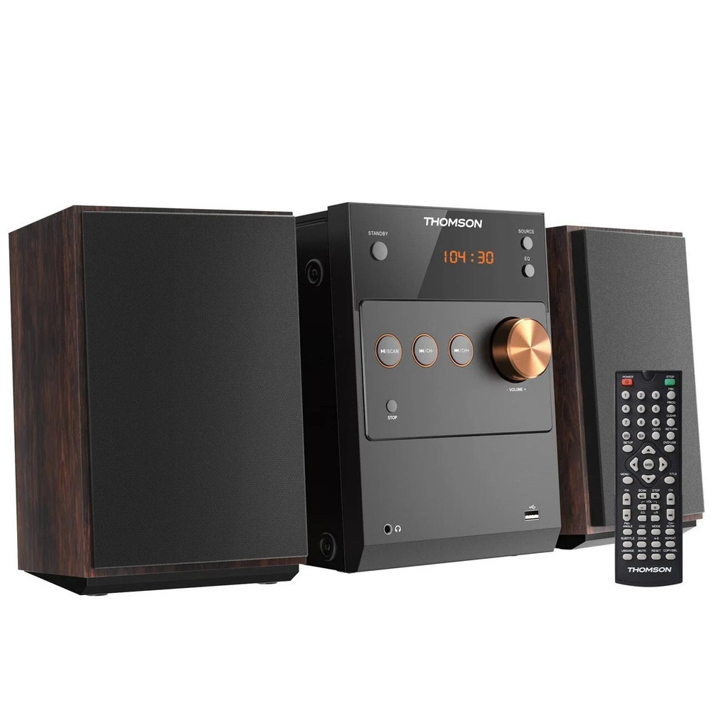 Thomson 60W HiFi Shelf Stereo System CD Player Wireless Bluetooth Audio Stream
