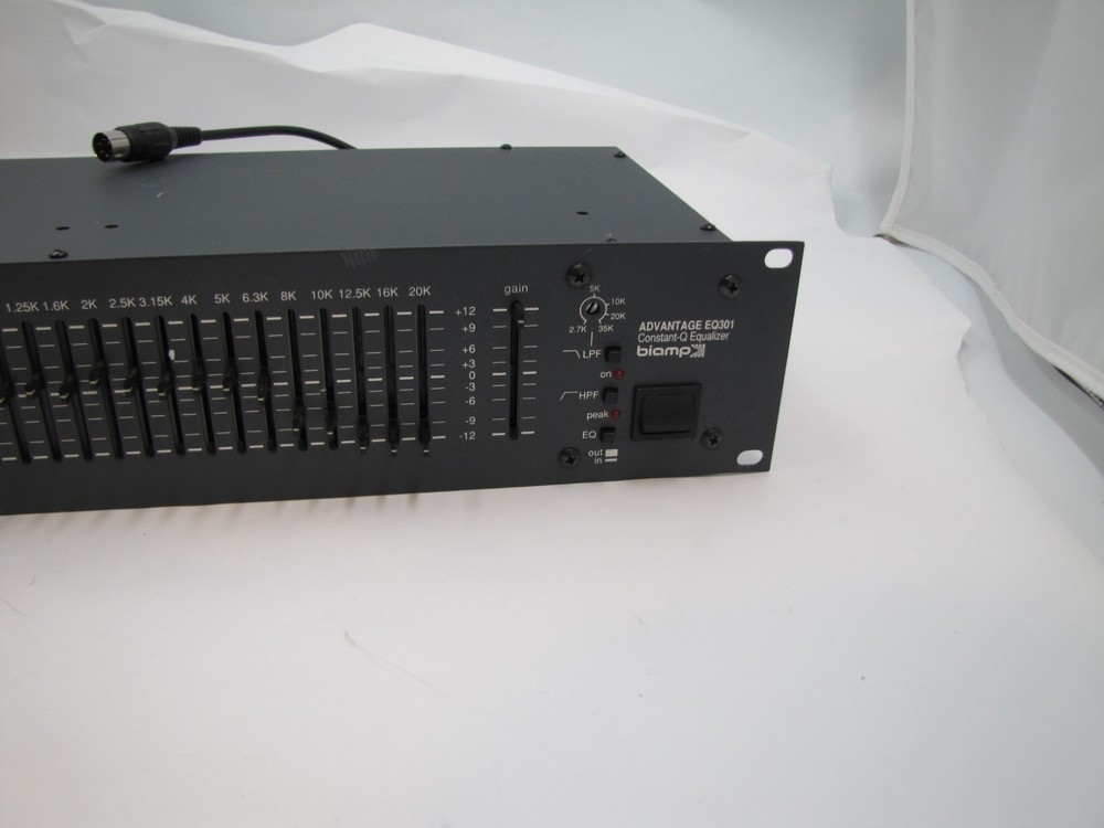 Biamp Micro EQ301 Professional 30-Band Graphic Equalizer