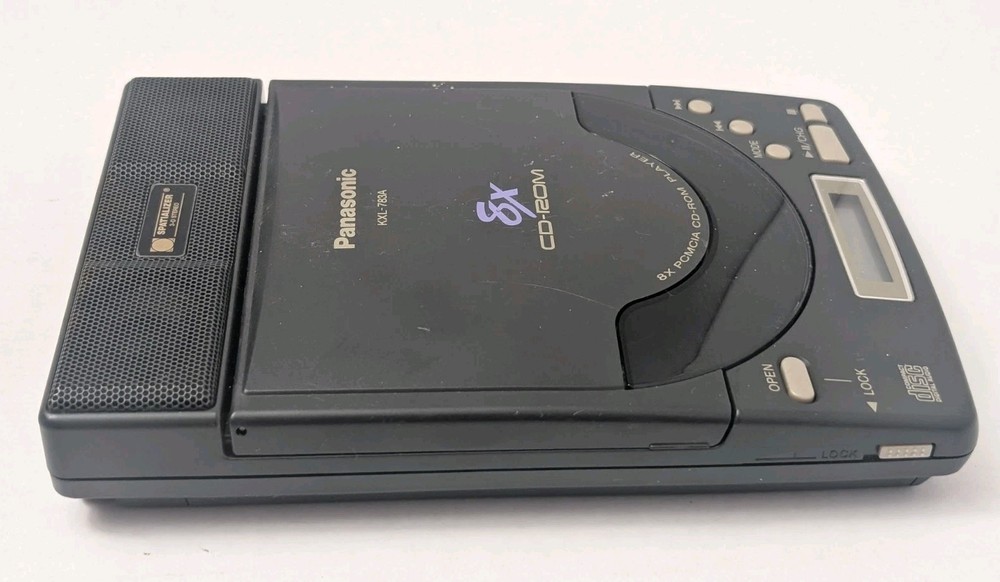Panasonic KXL-783A Black Spatializer Speaker 8X CD ROM Player Tested Working
