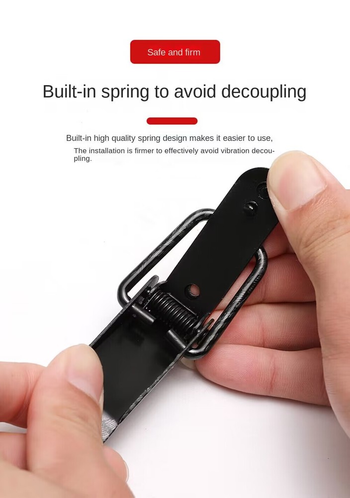 2Pcs Car Bumper Fixed Lock Quick Release Buckle Hook Fasteners Security Clips