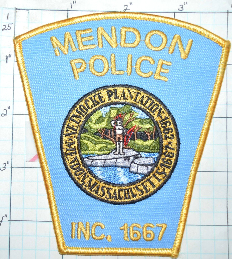 MASSACHUSETTS, MENDON POLICE DEPT PATCH