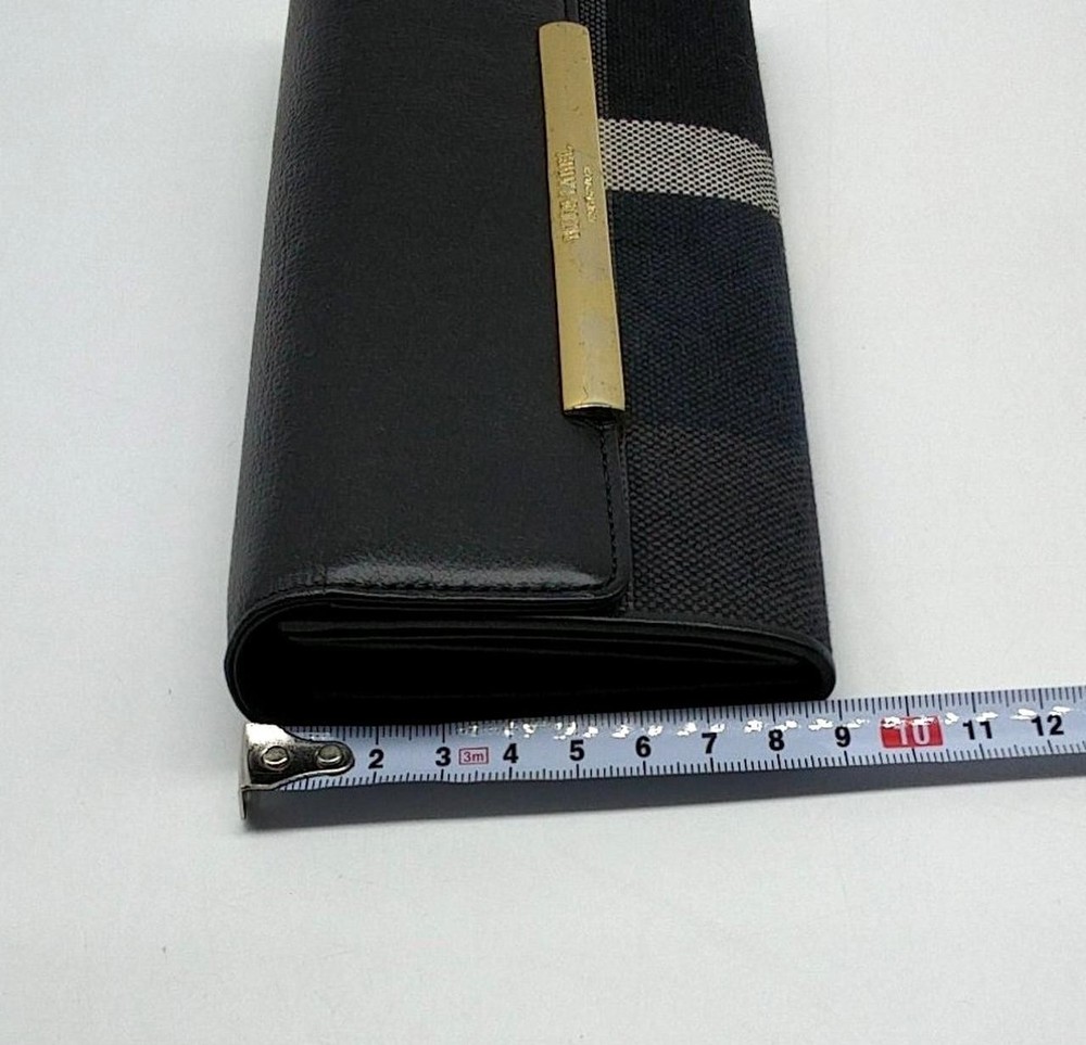Blue Label Crestbridge Long Wallet Black