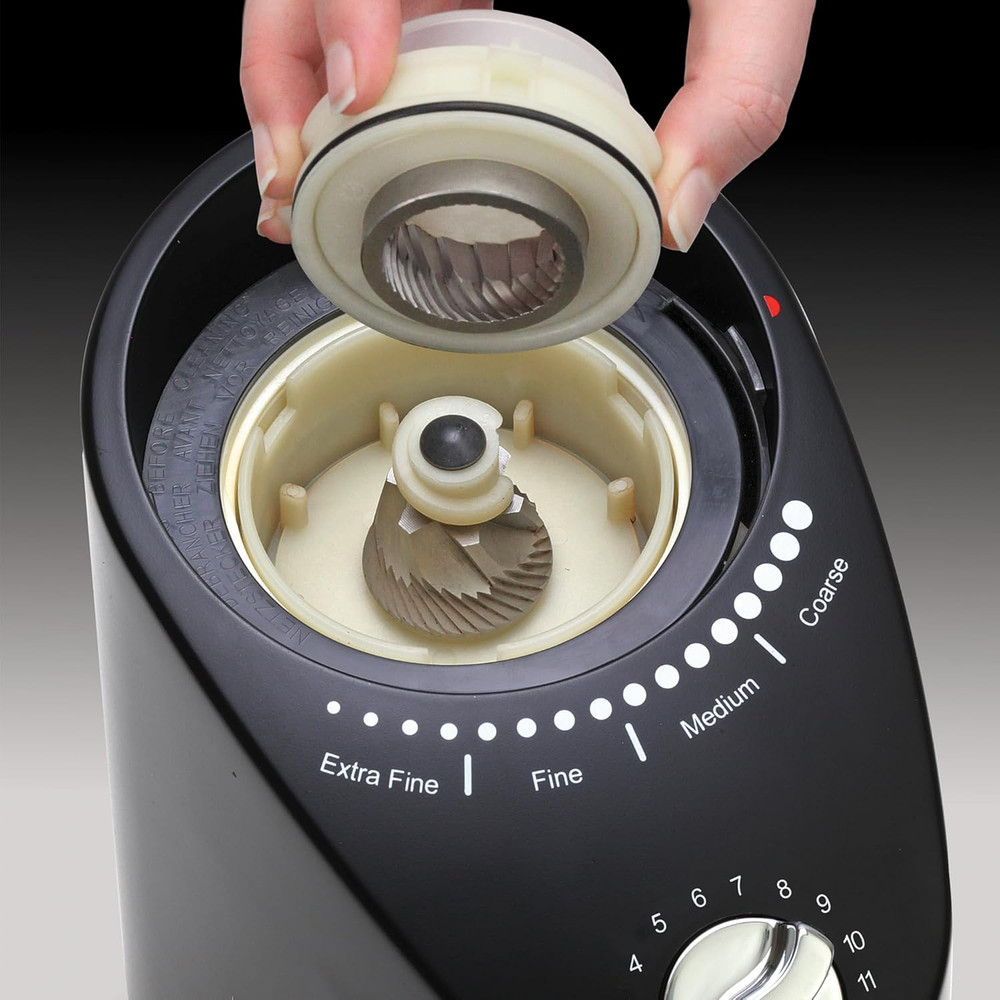 Infinity plus Conical Burr Grinder, Black