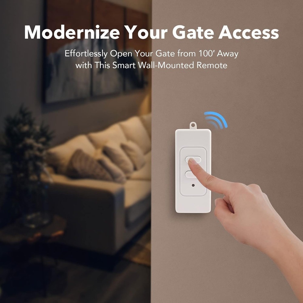 Universal Remote Control for Automatic Doors - 433.92 MHz, Easy Pairing