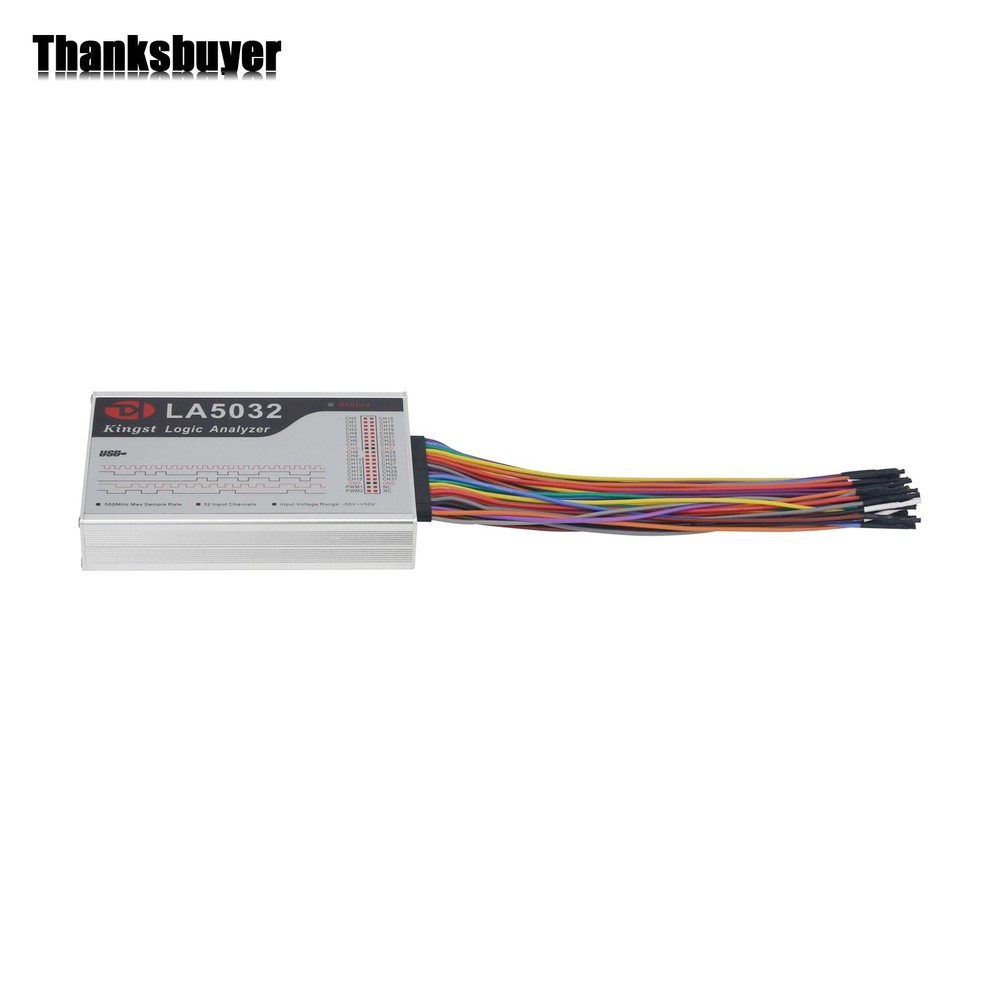 LA5032 USB Logic Analyzer Kit 32 Channels 500MHz Sample Rate 80MHz Bandwidth