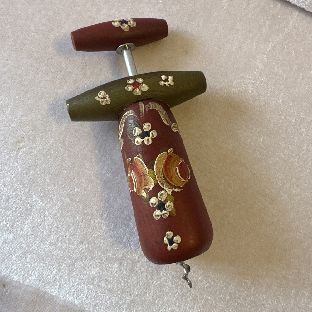 Wooden CorkscrewTwist Wine Bottle Opener