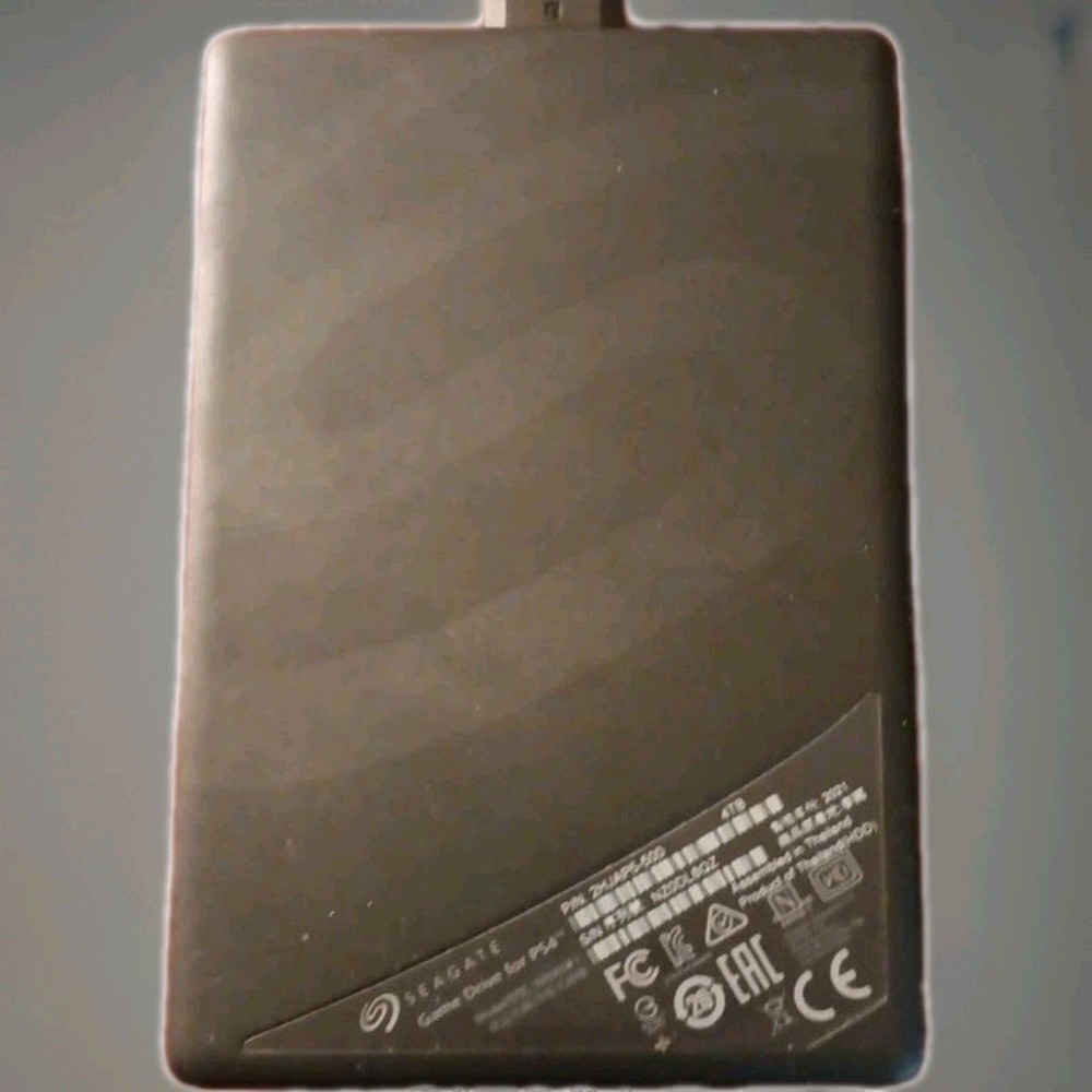 Seagate Portable Game Drive For PS4 2 TB-Untested, As Is, External Hard Drive